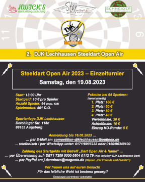 2. DJK-Lechhausen Steeldart Open Air